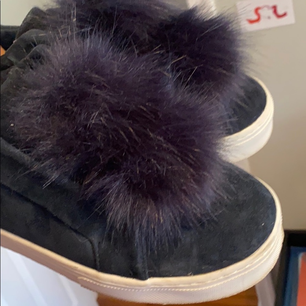 sam edelman navy pom pom shoes
